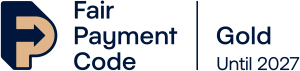 Fair Payment Code Gold Until 2027 Badge